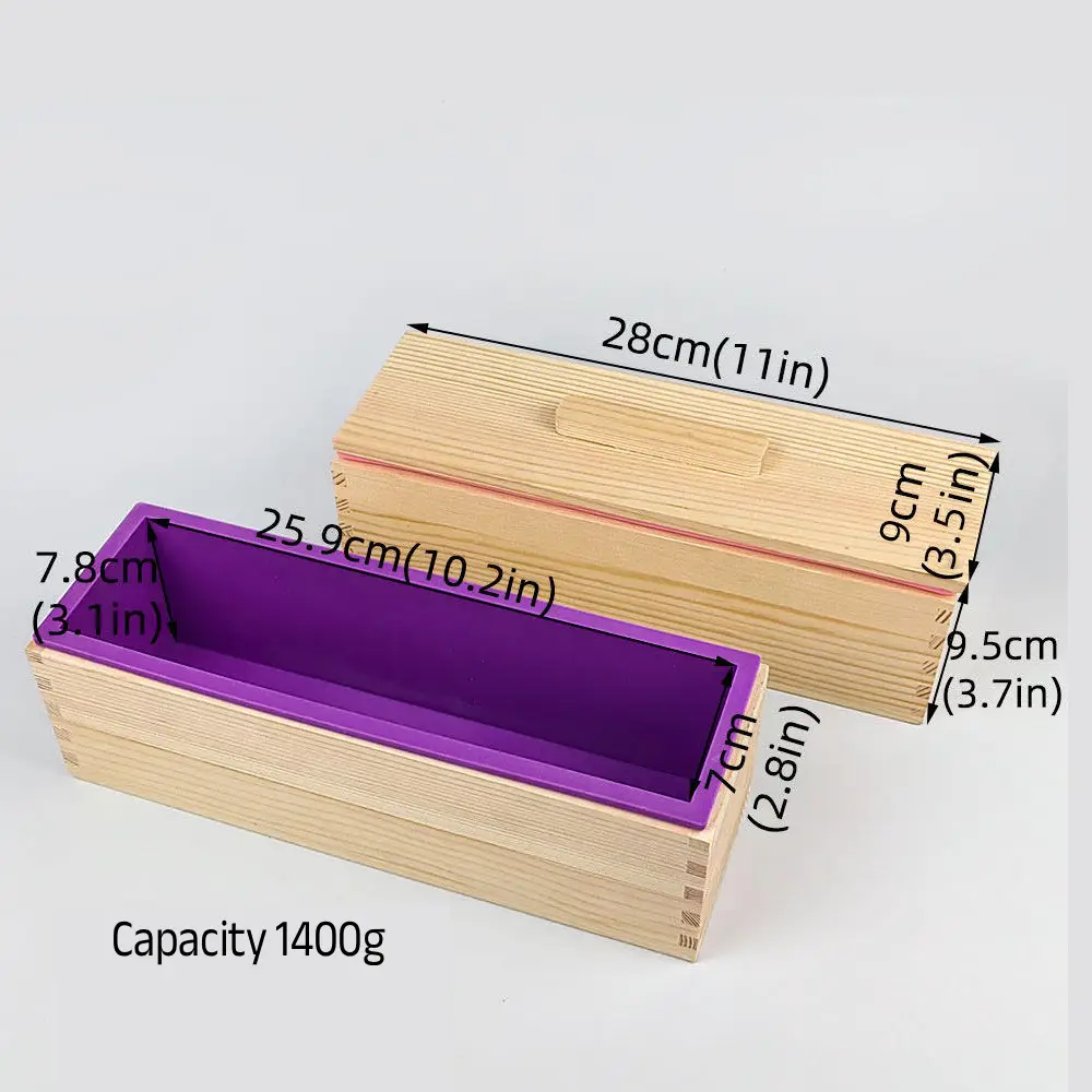 wooden mold with silicone