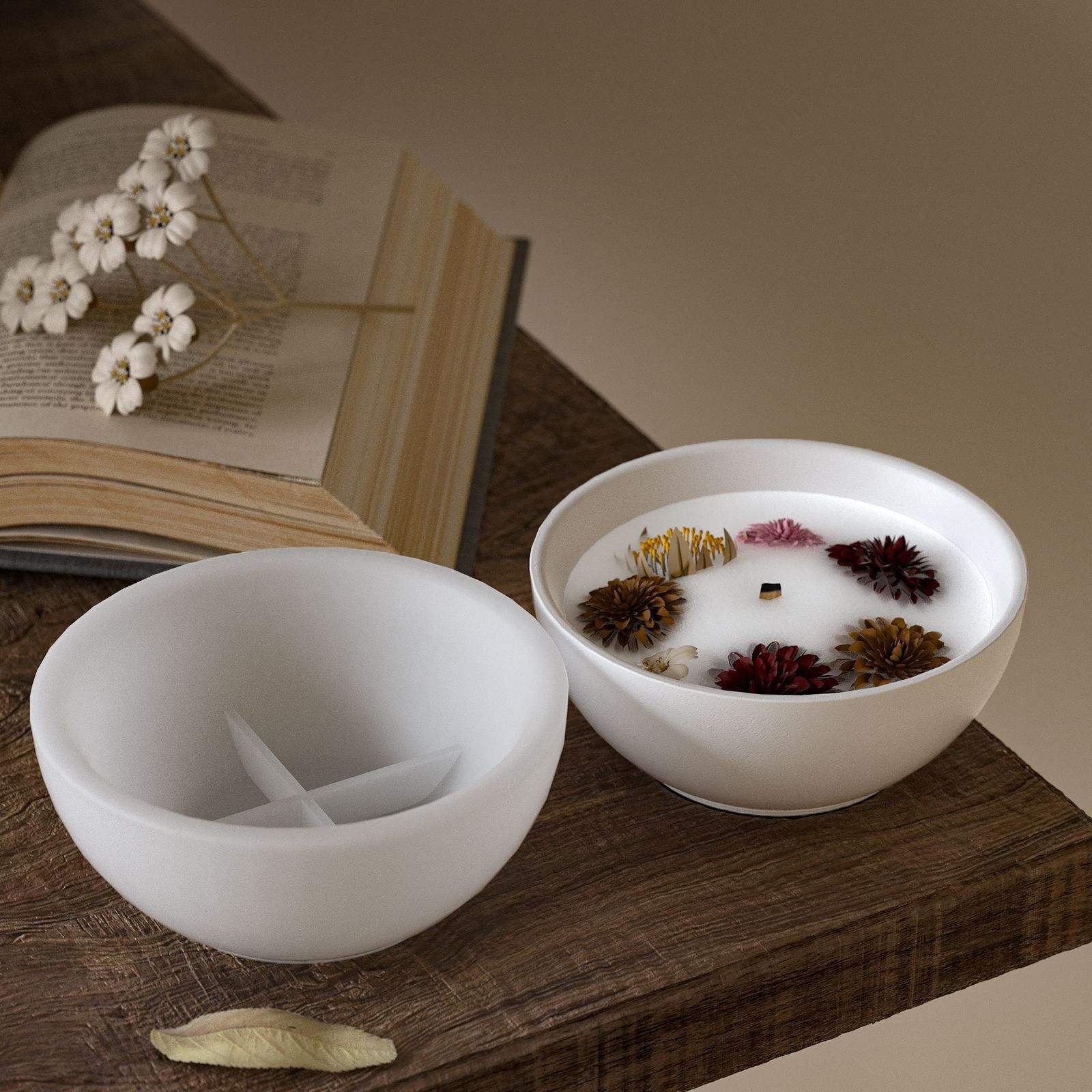 Round Storage Bowl Silicone Mold Round Storage Bowl Silicone Mold