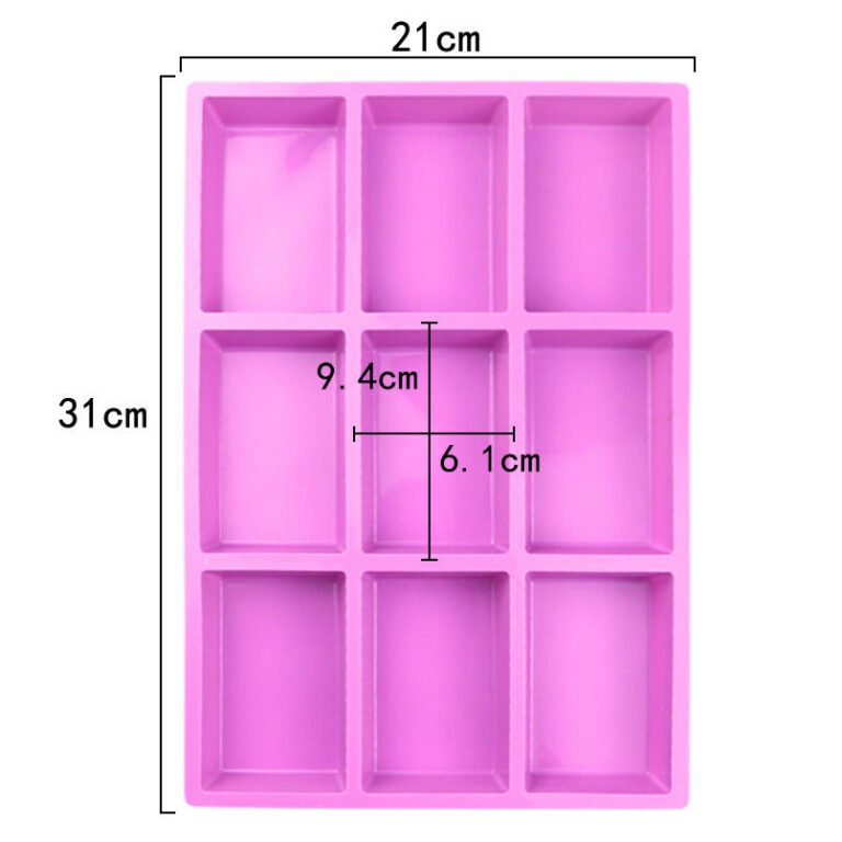 9 Cavity Rectangle Mold