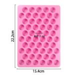55 Cavities Round Silicone Mold