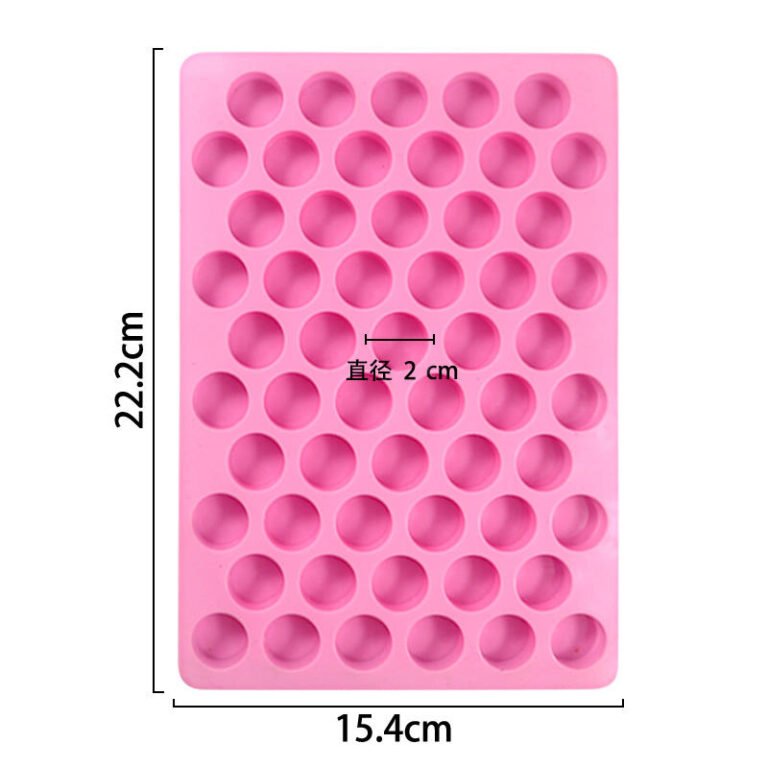 55 Cavities Round Silicone Mold