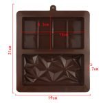 Chocolate Mould with Waffle 8 Grid