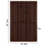 Diamond Waffle Shape Silicon Chocolate Molds