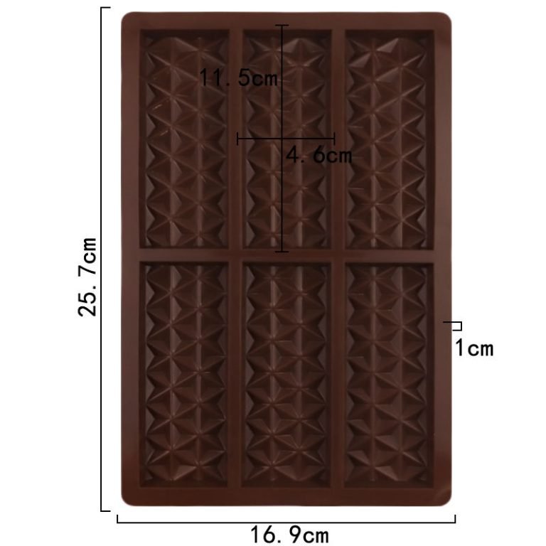 Diamond Waffle Shape Silicon Chocolate Molds