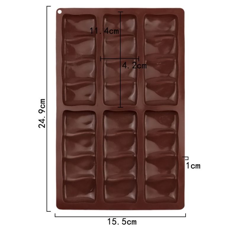 Wave Shape Silicon Chocolate Mold