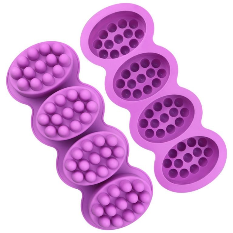 Four Compartment Silicone Soap Mold