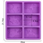 Honeycomb Rectangle Soap Mold