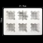 Rubik Cube Shape Silicone Soap Mold