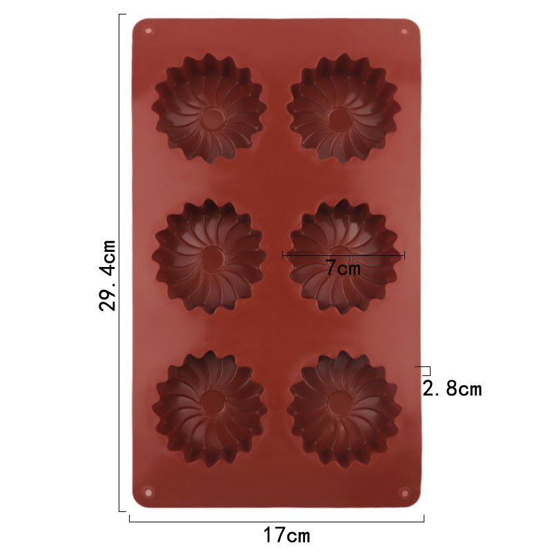 Vortex Flower Shape Mold