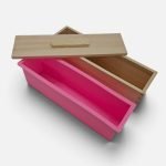 wooden mold with silicon and lid