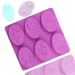 round Honeycomb soap mold